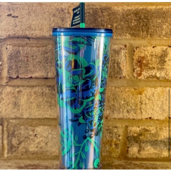 Starbucks Color Change Cup Green Enchanted Forest Tumbler Iridescent Venti NWT - Picture 10 of 11